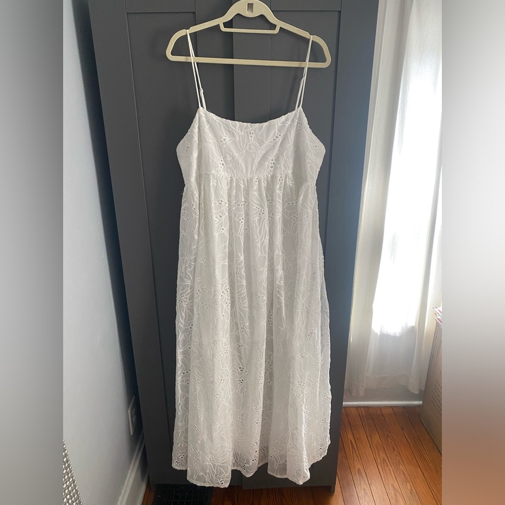 ASOS babydoll cami maxi dress with floral detail